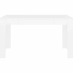 vidaXL Eettafel 140x74,5x76 cm bewerkt hout wit