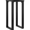 vidaXL Eettafelpoten O-frame 40x40x73 cm staal