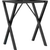 vidaXL Eettafelpoten X-frame 60x40x73 cm staal