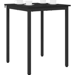 vidaXL Eettafels 60 x 60 x 75 cm METAAL