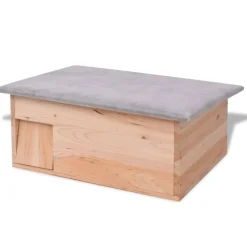 vidaXL Egelhuis 45x33x22 cm hout