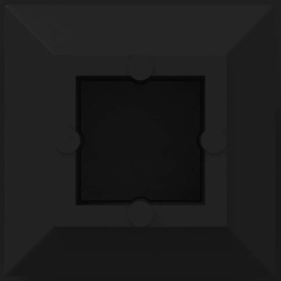 vidaXL Einddoppen 2 pcs Zwart 15 x 15 x 15 mm PP
