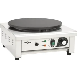 vidaXL Elektrische crêpemaker met lekbakje 40 cm 3000 W
