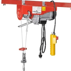 vidaXL Elektrische lier 1000 W 300/600 kg