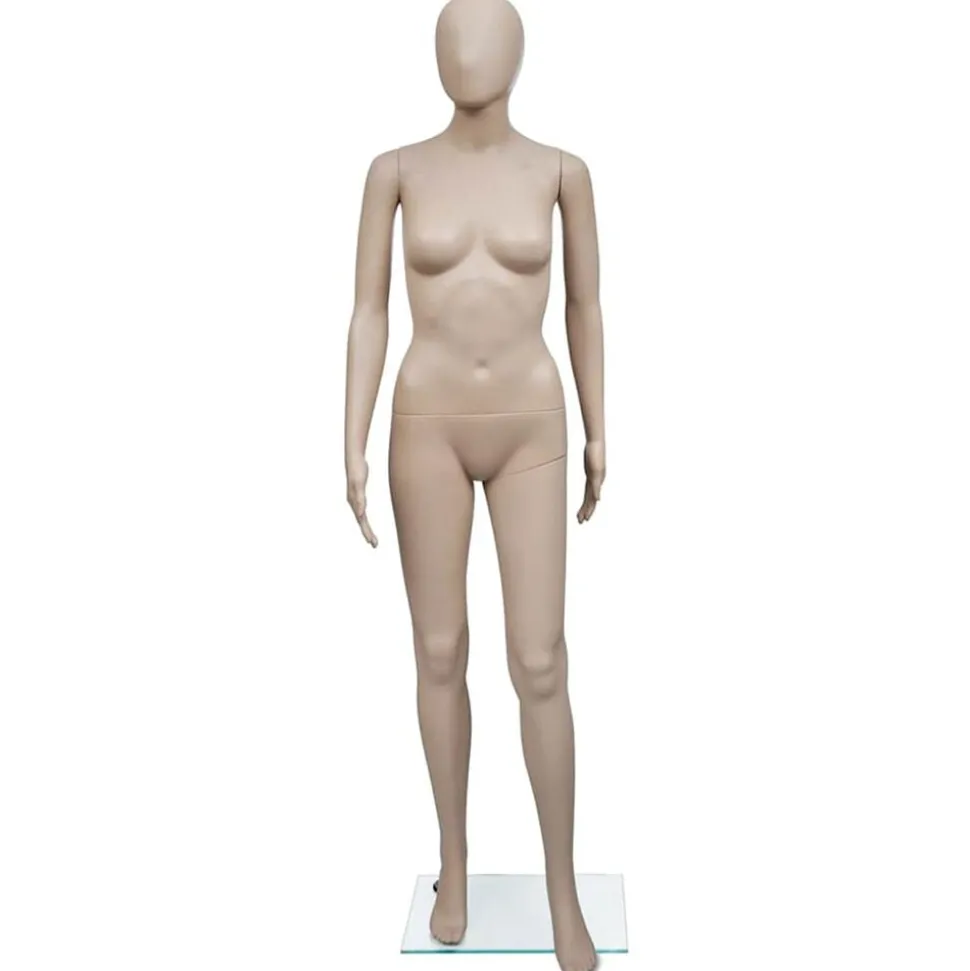 vidaXL Etalagepop vrouw rond hoofd