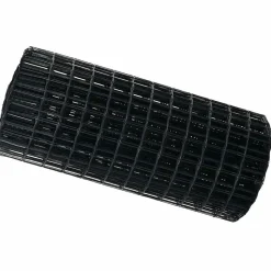 vidaXL Euro Hek Grijs 0,4 x 10 m PVC-gecoat ijzer