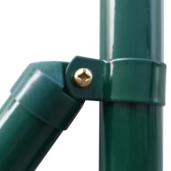 vidaXL Euro hek 10x1,2 m staal groen