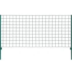 vidaXL Euro hek 20x0,8 m staal groen