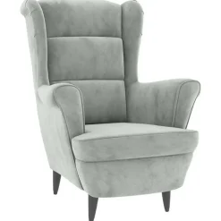 vidaXL Fauteuil fluweel lichtgrijs