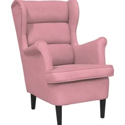 vidaXL Fauteuil fluweel roze