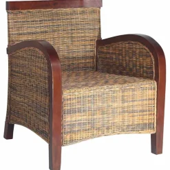vidaXL Fauteuil handgeweven rattan