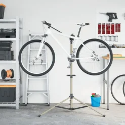 vidaXL Fietsreparatiestandaard inklapbaar 120-165 cm aluminium