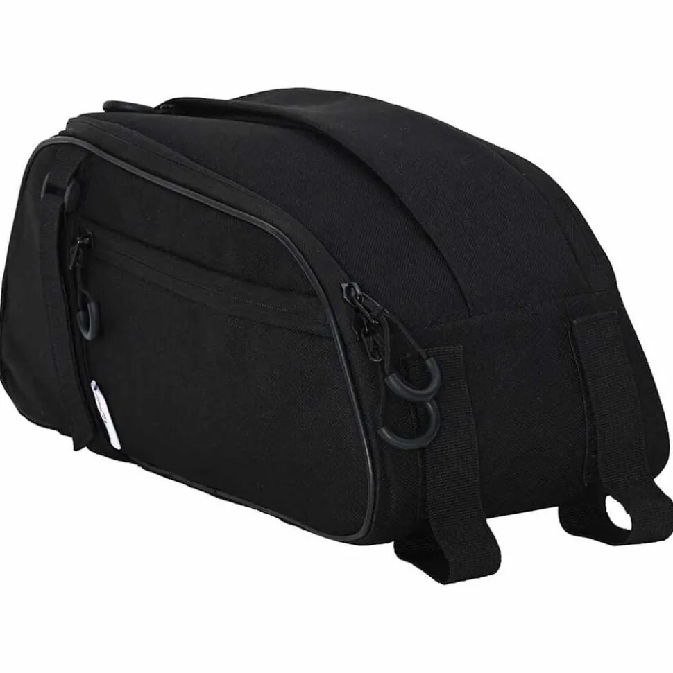 vidaXL Fietstas Zwart 38 x 16 x 16 cm Polyester