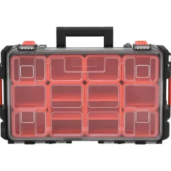 vidaXL Flightcase draagbaar 55,5x34,5x13,5 cm PP zwart