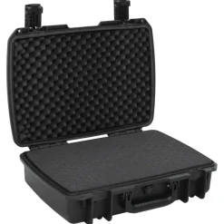 vidaXL Flightcase draagbaar 50,5x37x14,5 cm PP zwart