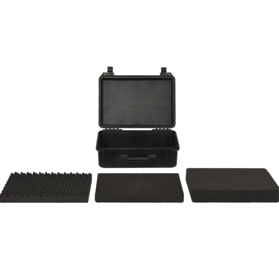 vidaXL Flightcase draagbaar 47x36x18 cm PP zwart