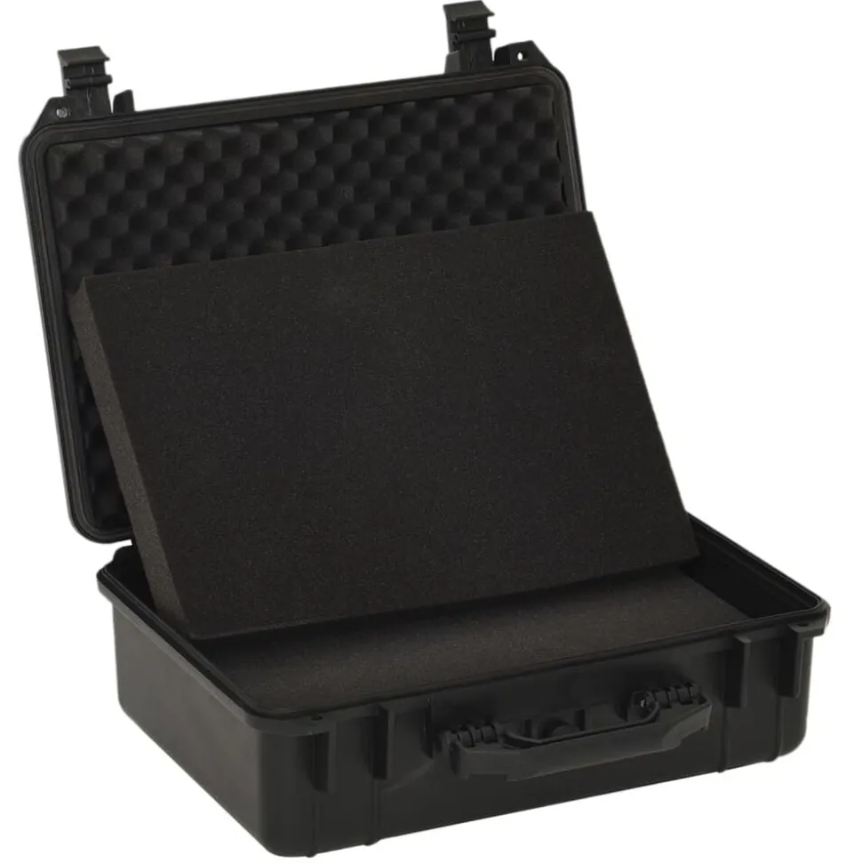 vidaXL Flightcase draagbaar 47x36x18 cm PP zwart