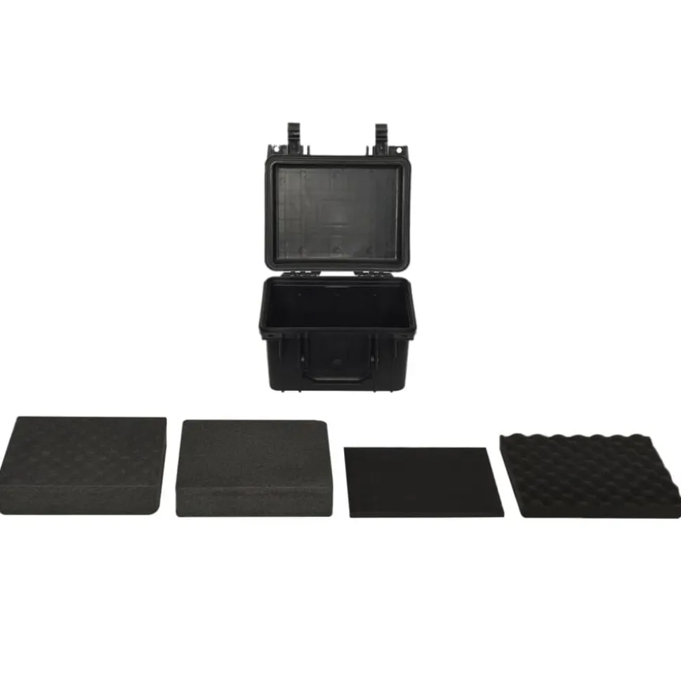 vidaXL Flightcase draagbaar 27x25x18 cm PP zwart