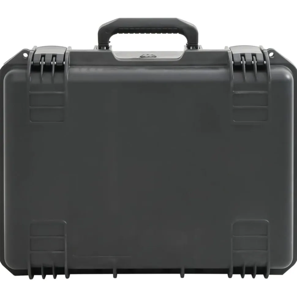 vidaXL Flightcase draagbaar 49x38x23 cm PP zwart