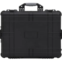 vidaXL Flightcase op wieltjes 63x50x23 cm PP zwart