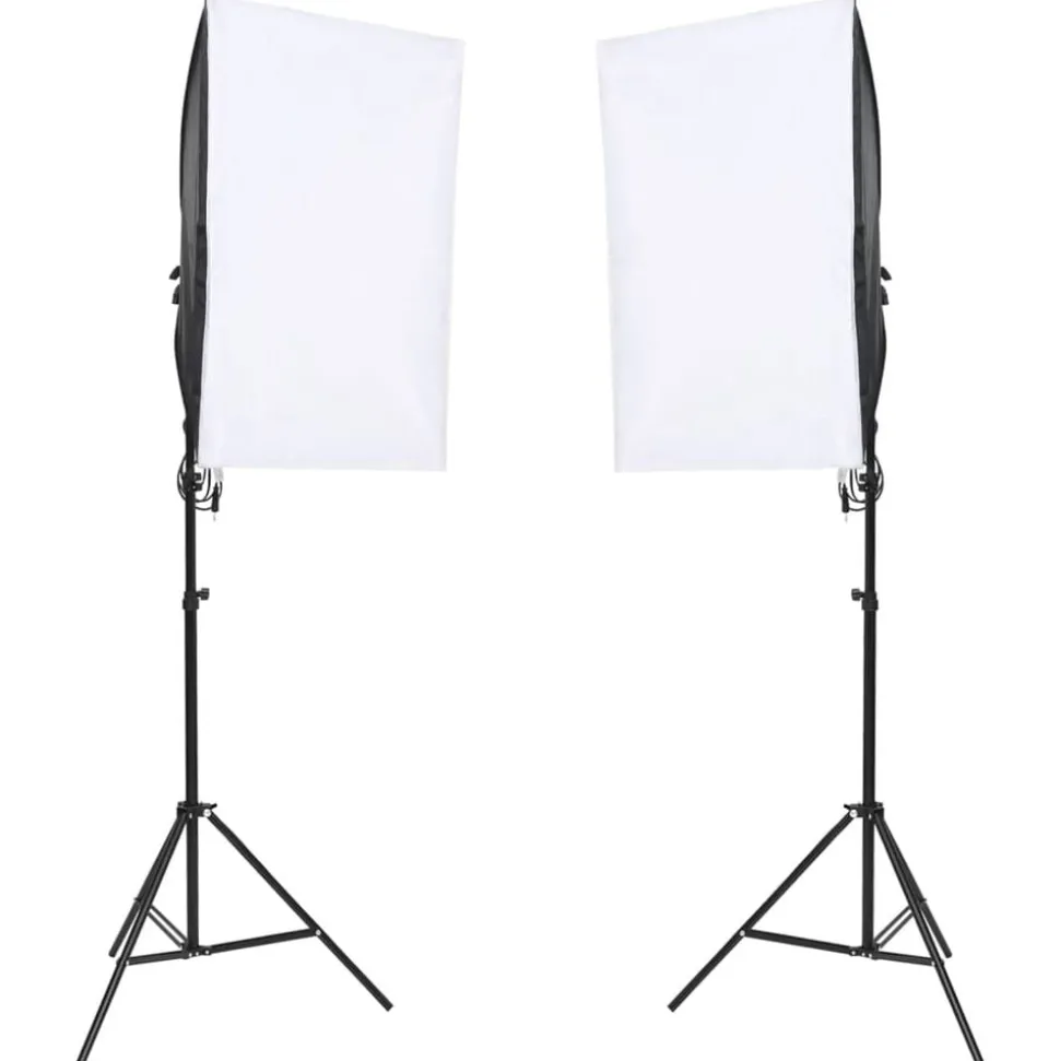 vidaXL Fotostudioset met verlichtingsset en achtergrond