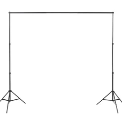 vidaXL Fotostudioset met 5 achtergronden en verstelbaar frame