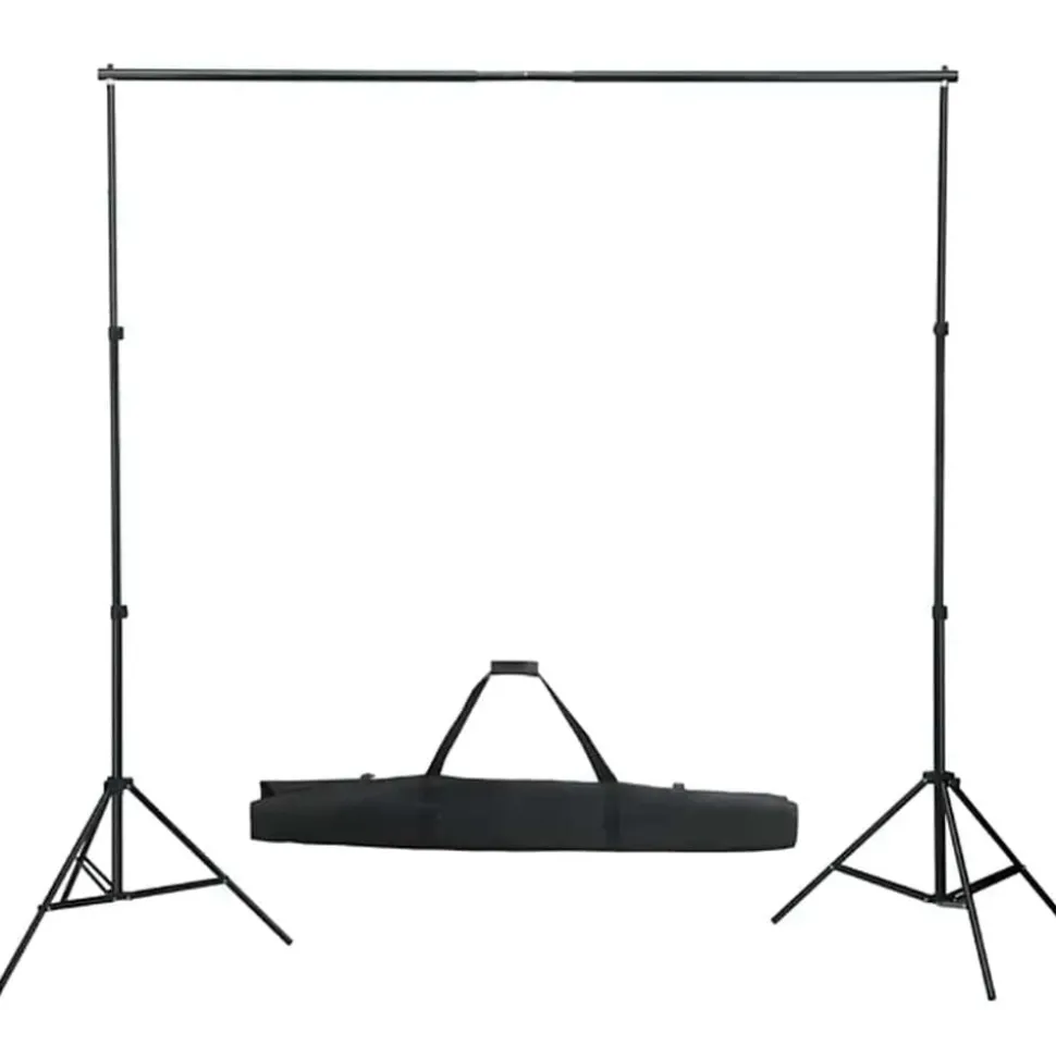 vidaXL Fotostudioset met verlichtingsset, achtergrond en reflector