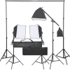 vidaXL Fotostudioset met verlichtingsset