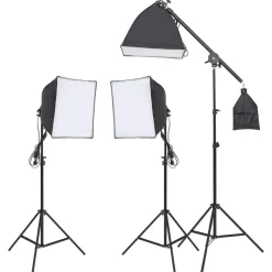 vidaXL Fotostudioset met verlichtingsset