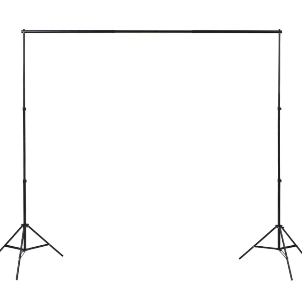vidaXL Fotostudioset met lampen, achtergrond en reflector