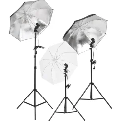 vidaXL Fotostudioset met verlichtingsset, achtergrond en reflector