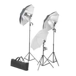 vidaXL Fotostudioset met verlichtingsset en achtergrond