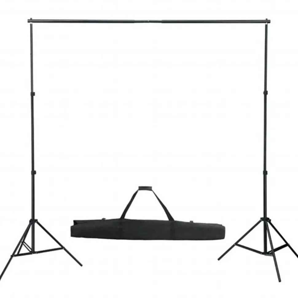 vidaXL Fotostudioset met verlichtingsset, achtergrond en reflector