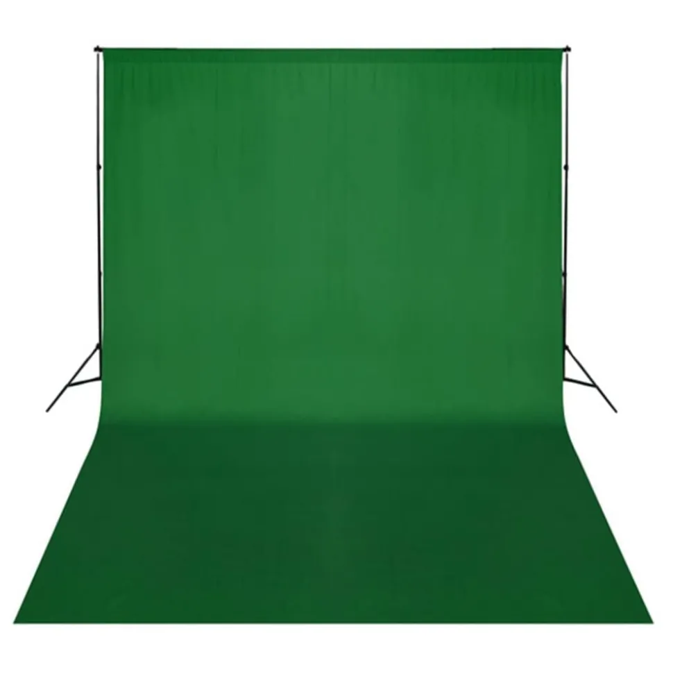 vidaXL Fotostudioset met lampen, achtergrond en reflector