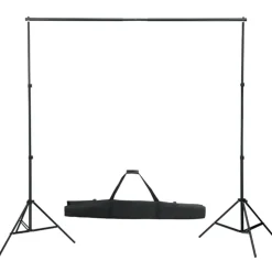 vidaXL Fotostudioset met verlichtingsset en achtergrond