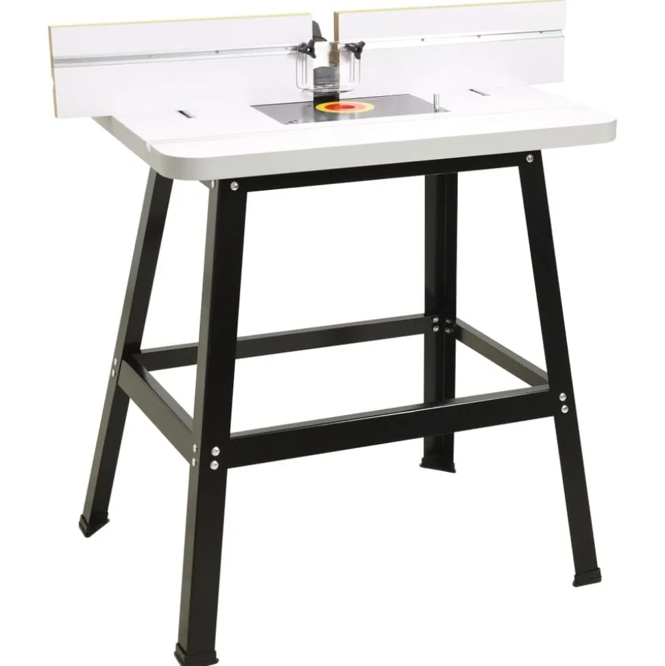 vidaXL Freestafel 81x61x88 cm staal en MDF