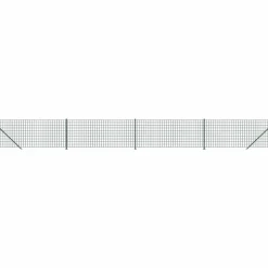 vidaXL Gaashek met flens 1x10 m groen