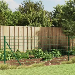 vidaXL Gaashek met flens 1x10 m groen
