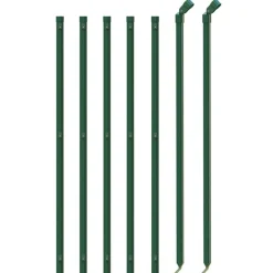 vidaXL Gaashek met flens 1x10 m groen