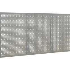 vidaXL Gaatjespaneel wandgemonteerd 3 st 40x58 cm staal