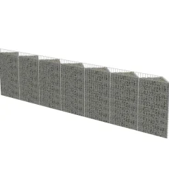 vidaXL Gabion mand 450x30x100 cm gegalvaniseerd staal