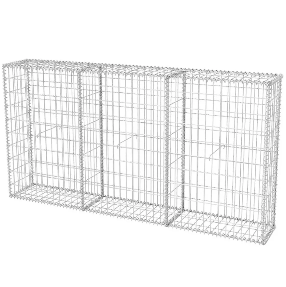 vidaXL Gabion mand 200x30x100 cm gegalvaniseerd staal