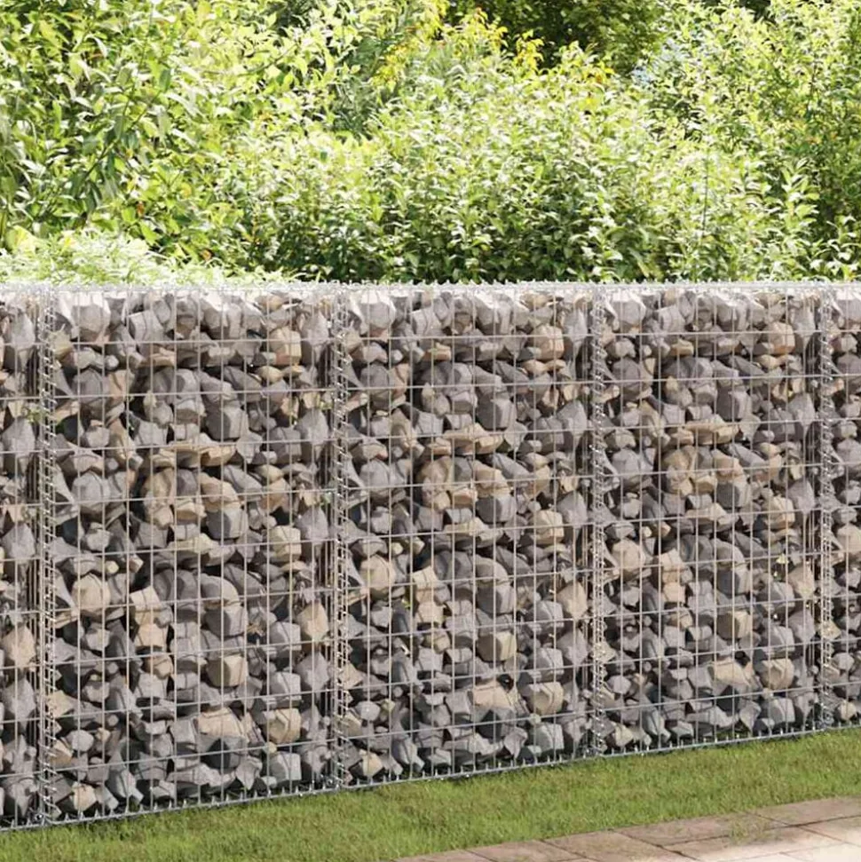 vidaXL Gabionspiralen 24 st 100 cm gegalvaniseerd staal