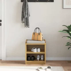 vidaXL Gangbankje SANDNES 45x40x50 cm massief grenenhout