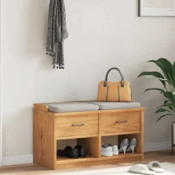 vidaXL Gangbankje SANDNES 87x40x50 cm massief grenenhout
