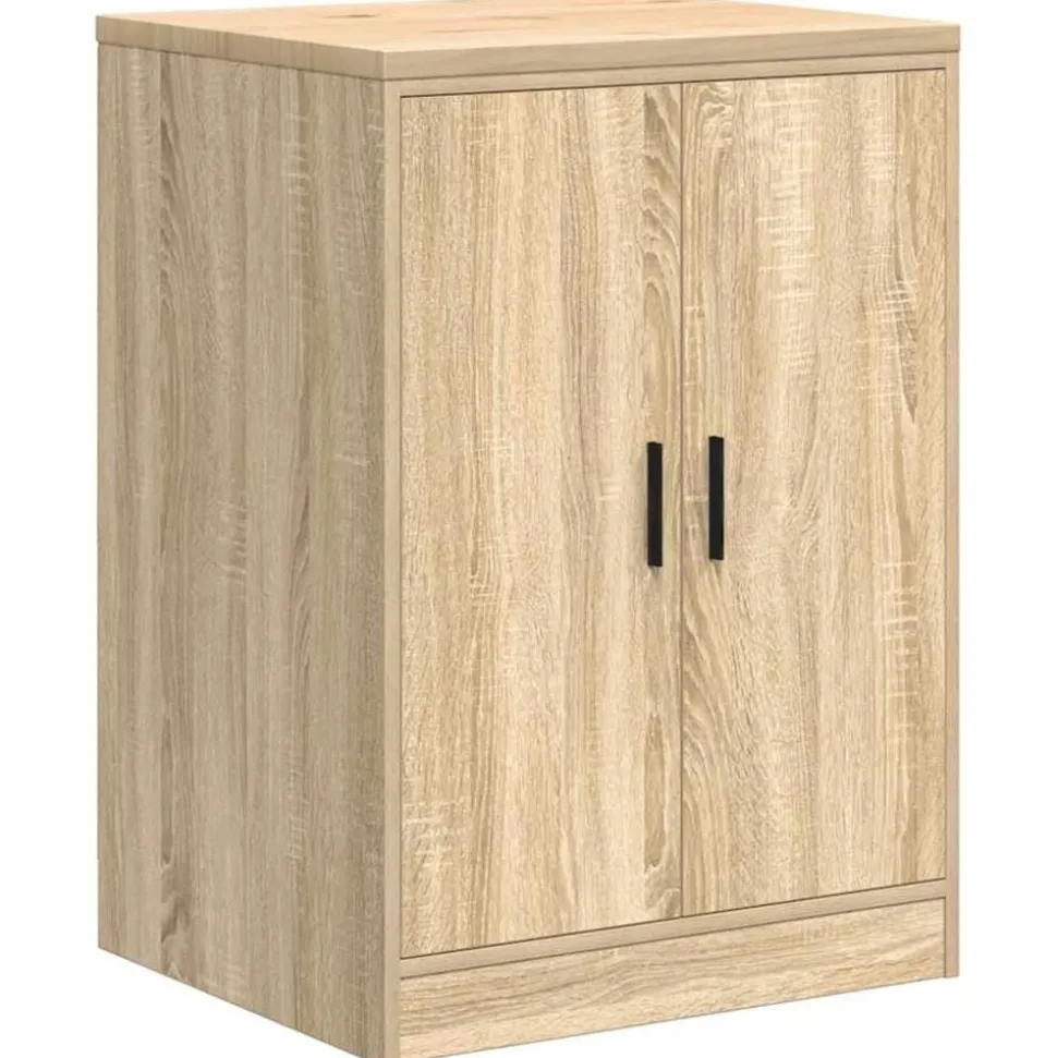 vidaXL Garagekast 60x51x85 cm massief grenenhout sonoma eikenkleurig