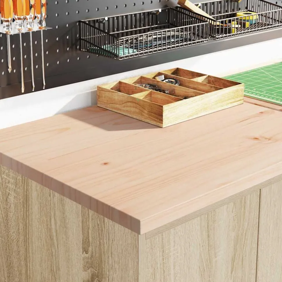 vidaXL Garagekast 60x51x85 cm massief grenenhout sonoma eikenkleurig