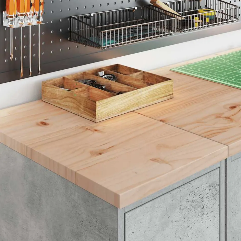 vidaXL Garagekasten 2 st bewerkt hout betongrijs