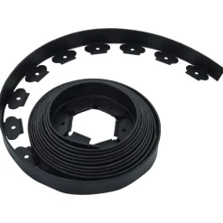 vidaXL Gazonrand flexibel met 30 pinnen 10 m 5 cm