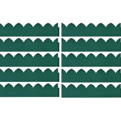 vidaXL Gazonranden 10 st 65x15 cm PP groen